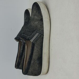 Naturalizer Marianne Loafers Slip On Sparkle Gray Leather Casual Womens 7